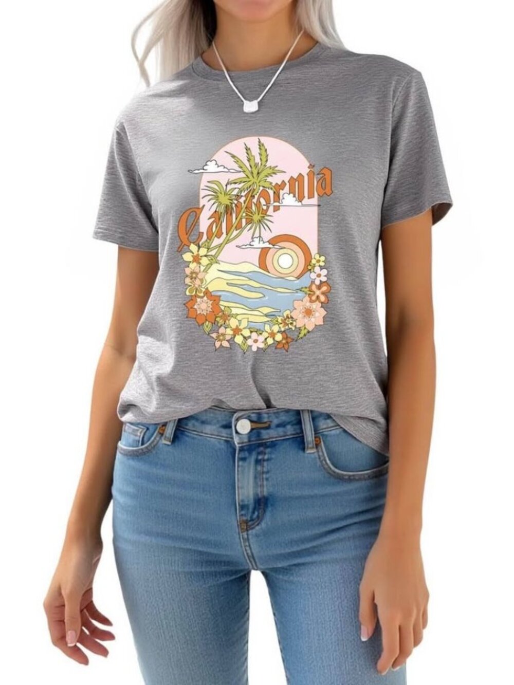 NWT Women's California Graphic T-Shirt Sz S